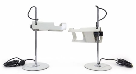 JOE COLOMBO <br>Due lampade da tavolo ' 291 