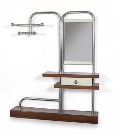 UN MOBILE DA ANTICAMERA, anni '70. <br>Legno 