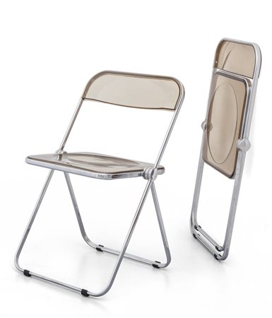  GIANCARLO PIRETTI<br>Due sedie 'Plia' per 