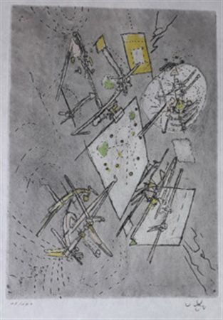 MATTA SEBASTIAN Santiago del Cile (Cile) 1911 Droites libèrèes 1971...