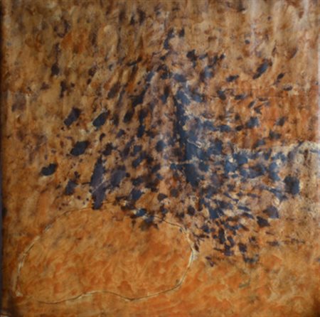 VERGA PIERANTONIO Milano (Mi) 1947 Composizione Mista su carta da pacco...