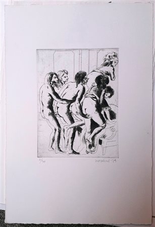 CROCIANI NINO Civitella di Romagna (Fc) 1930 Senza titolo (scene erotiche)...