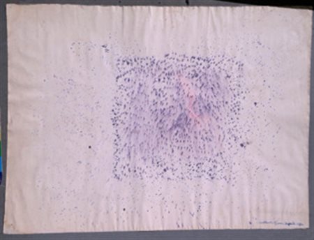 GUENZI COSTANTINO Milano (Mi) 1926 Composizione 1974 Mista su carta...