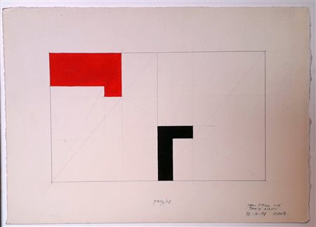 PARDI GIANFRANCO Milano (Mi) 1933 Senza titolo 1978 Tecnica mista su...