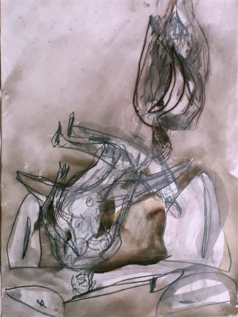 DISLER MARTIN Seewen (Svizzera) 1948 Figure 1987 Mista su carta 36,00x27,00...