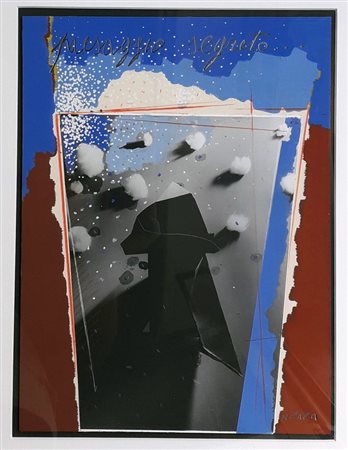 ZAZA MICHELE Molfetta (Bari) 1948 Paesaggio magico 2006 Tecnica mista su...