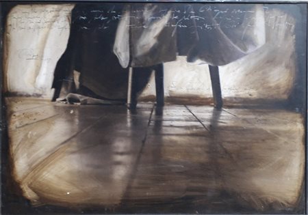 SESIA GIOVANNI Milano (Mi) 1955 Senza titolo Mista su tavola...