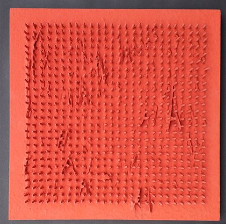 AUBERTIN BERNARD Fontenay aux Roses (Francia) 1934 Tableau Clous 1968 Chiodi...