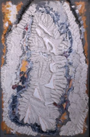 MAZZELLA ELIO Napoli (Na) 1938 Composizione Tecnica mista su tavola...