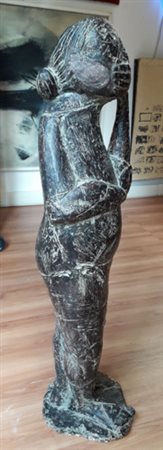 CONSERVO GIOVANNI Ragasa (Rg) 1935 Figure 1950 Gesso patinato (pezzo unico)...