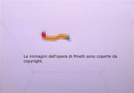 PINELLI PINO Catania (Ct) 1938 Di là dal muro 1982 Collage e disegno su carta...