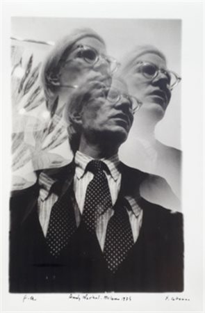 CATTANEO ENRICO Milano (Mi) 1933 Andy Warhol - Milano 1974 Fotografia...