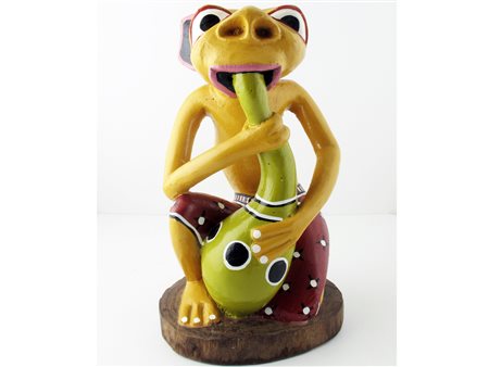 George Lilanga (Kikwetu 1934–Dar es Salaam 2005) Figura Smalti a olio su...