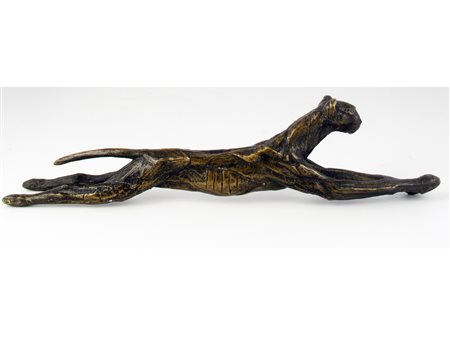 Anonimo (XX secolo) Puma Bronzo Lunghezza 28 cm