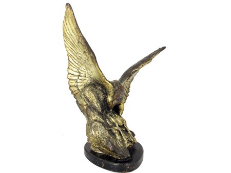 Anonimo (XX secolo) Aquila Gesso dorato Altezza 46 cm