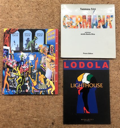 ARTE ITALIANA DEL DOPOGUERRA (GERMANÀ, LODOLA, KOSTABI) - Lotto unico di 3 cataloghi