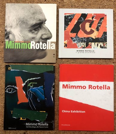 MIMMO ROTELLA - Lotto unico di 4 cataloghi