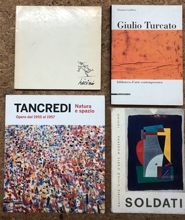 ASTRAZIONE ITALIANA (TANCREDI, LICINI, SOLDATI, TURCATO) - Lotto unico di 4 cataloghi