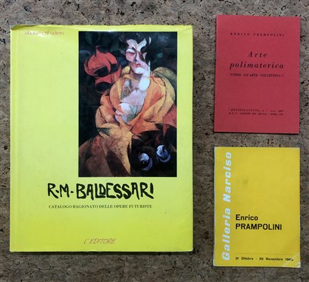 FUTURISMO (PRAMPOLINI E BALDESSARI) - Lotto unico di 3 cataloghi