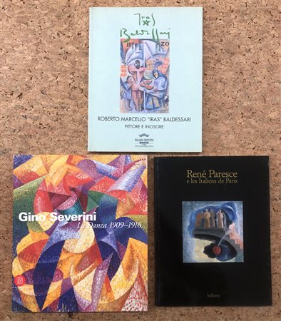 FUTURISMO (PARESCE, BALDESSARI, SEVERINI) - Lotto unico di 3 cataloghi