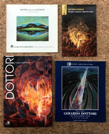 GERARDO DOTTORI - Lotto unico di 4 cataloghi