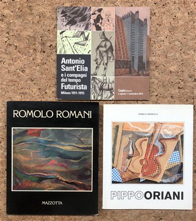 FUTURISMO (SANT'ELIA, ORIANI E ROMANI) - Lotto unico di 3 cataloghi