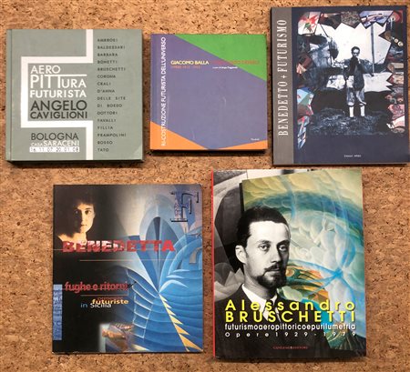 FUTURISMO (BALLA - DEPERO, CAVIGLIONI, BENEDETTO, BENEDETTA, BRUSCHETTI) - Lotto unico di 5 cataloghi
