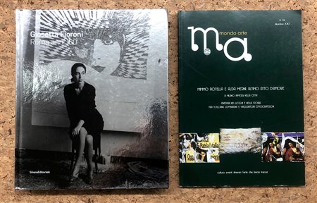 GIOSETTA FIORONI E MIMMO ROTELLA - Lotto unico di 2 cataloghi