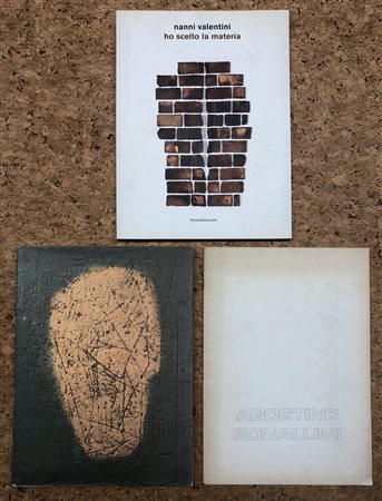 NANNI VALENTINI E AGOSTINO BONALUMI - Lotto unico di 3 cataloghi