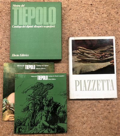 ARTE ANTICA (TIEPOLO, PIAZZETTA) - Lotto unico di 2 cataloghi