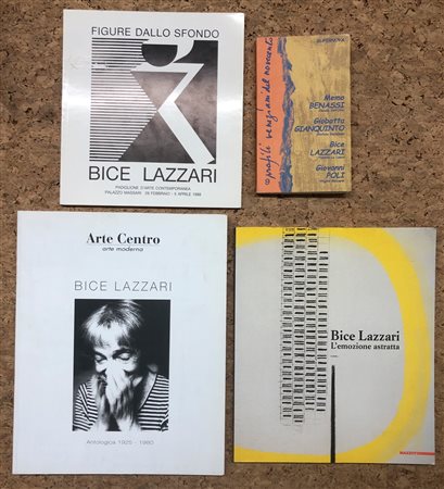 BICE LAZZARI - Lotto unico di 4 cataloghi
