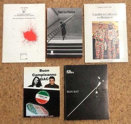 ARTE CONCETTUALE E POESIA VISIVA - Lotto unico di 5 cataloghi