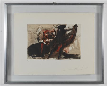 DALI' SALVADOR (1904 - 1989) - La Tauromachie individuelle.