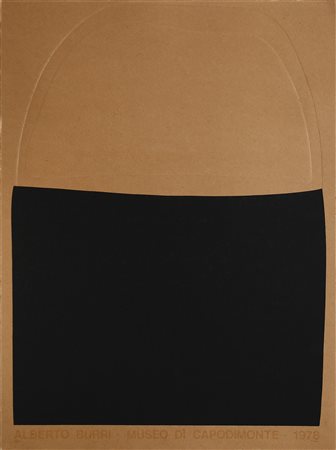 BURRI ALBERTO (1915 - 1995) - Senza titolo.