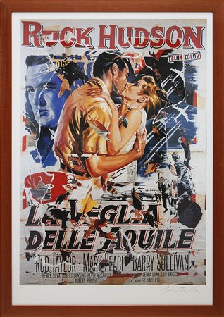 ROTELLA MIMMO (1918 - 2006) - La veglia delle aquile.