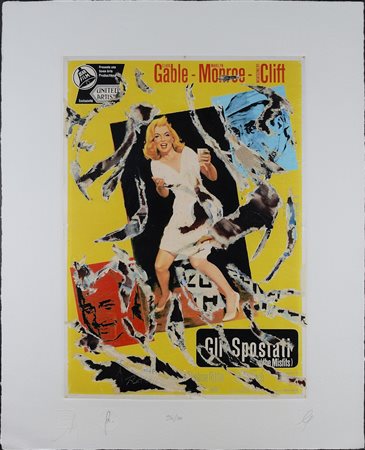 ROTELLA MIMMO (1918 - 2006) - Gli spostati.