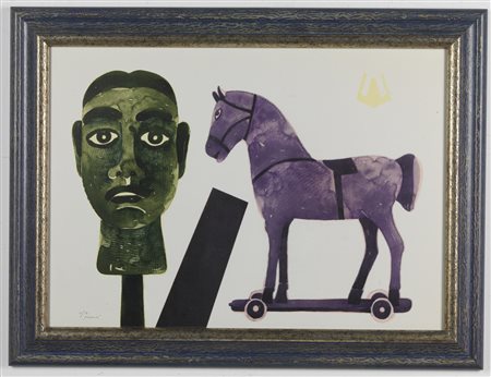 POZZATI CONCETTO (n. 1935) - Senza titolo.