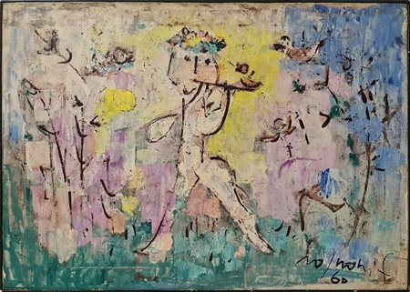 ROGNONI FRANCO (1913 - 1999) - Alba nel bosco.