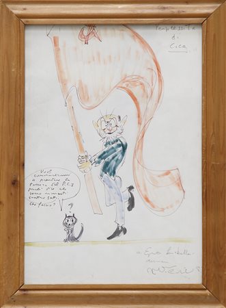 FELLINI FEDERICO (1920 - 1993) - Perplessità di cica.