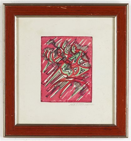 MASTROIANNI UMBERTO (1910 - 1998) - Senza titolo.