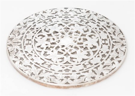 WEBSTER COMPANY, Massachussetts Sottopentola in argento Sterling su base di...