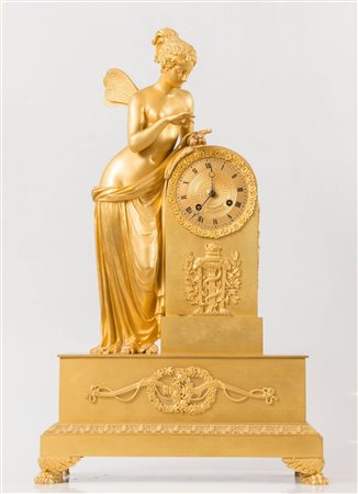 DARTOIS FILS, Francia, anni '20 del XIX secolo. Orologio realizzato in bronzo...