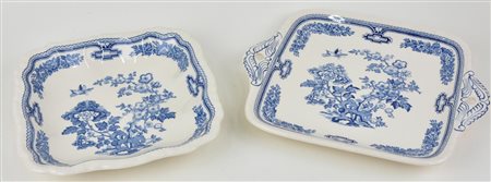 LOTTO COMPOSTO DA UN PIATTO DA PORTATA E UN VASSOIO IN CERAMICA MASON'S cm...