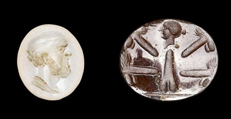 DUE GEMME INCISE NEOCLASSICHE DATAZIONE: XVIII-XIX sec. d. C MATERIA E...