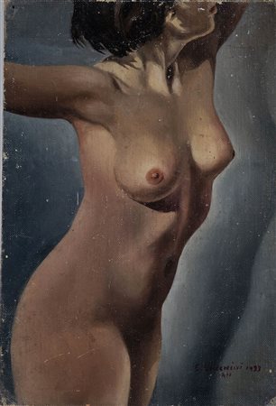Pittore del XX sec., “Nudo femminile”, 1933.