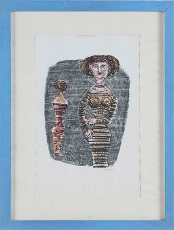 Massimo Campigli (Berlino 1895 – Saint-Tropez 1971), “La fidanzata”, 1917.