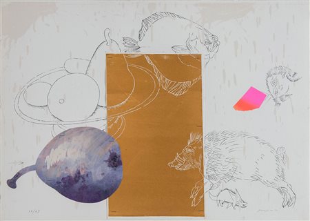 Concetto Pozzati (Vo' 1935 – Bologna 2017), “Senza titolo”.