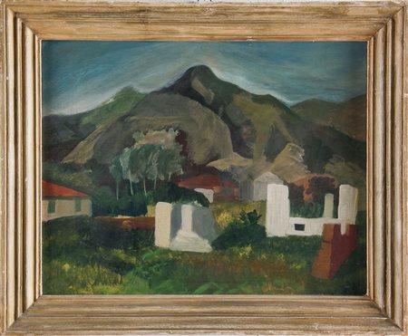 Corrado Cagli (Ancona 1910 - Roma 1976), 'Landscape'.