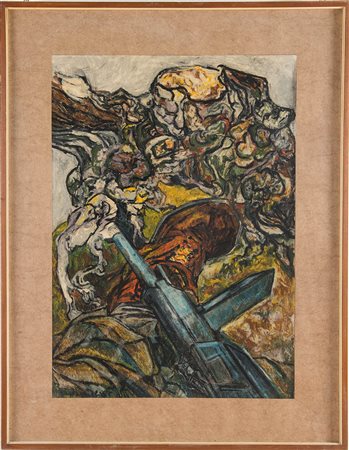 Cesare Castagnoli (Montese 1921 – Vergato 2016), “O Partigiano”, 1965.