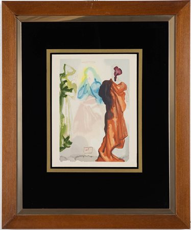 Salvador Dalì (Figueres 1904 – 1989), “Preghiera di San Bernardino alla Vergine” da “La